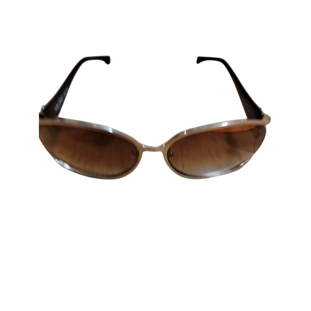 Baby Phat Women’s Brown Gradient Sunglasses Oval Frame Logo Temple